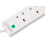 PRO ELEC PL09211 4 Gang Surge Protected Extension Lead White, 8m 6