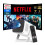 [Netflix-Licensed 4K Supported] Mini Smart Projector Android13 Voice Remote 1