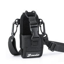 Zeadio Multi-Position Carry Two-Way Radio Holster, Universal Walkie Talkie Case Pouch with Adjustable Shoulder Strap, Durable Radio Holder with Quick