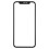 (Black) Lente de vidro externa frontal para iPhone 11 2