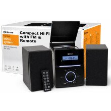 Denver MCA-240 Compact Micro HiFi System with CD, FM Radio & Alarm