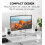 Edifier Edifier M60 Compact Desktop Speakers, 66W RMS Multimedia Speaker, White 2