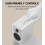 Edifier Edifier M60 Compact Desktop Speakers, 66W RMS Multimedia Speaker, White 6