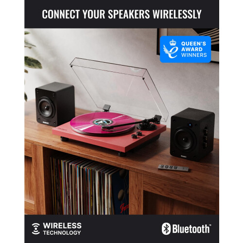 MAJORITY Stylo Bluetooth Turntable Record Player & Record Deck 1