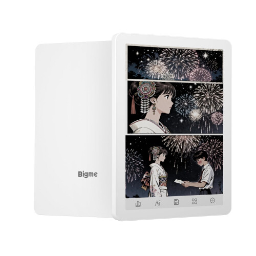 Bigme B6 Color E-Reader, E-Ink eBook Readers 6 Inch Colour eReaders Digital ePaper Tablet with Android 14, 4G+64GB, Adjustable Front Light Android eR