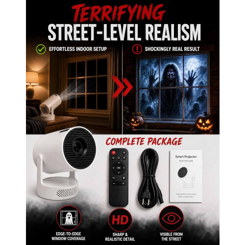 DarkCast Halloween Projector, Set the Scene for a Spooky Night 1