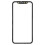 (Black) Lente de vidro externa frontal para iPhone 11 4