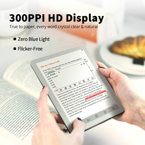 Bigme B6 Color E-Reader, E-Ink eBook Readers 6 Inch Colour eReaders Digital ePaper Tablet with Android 14, 4G+64GB, Adjustable Front Light Android eR 2