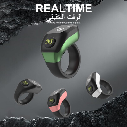VENNERLI Smart Ring Tasbih Counter, 5 Prayer Reminders, 18/20/22mm 1