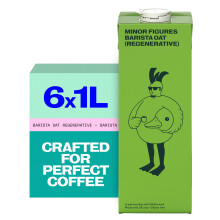 Minor Figures Barista Oat (Regenerative) - Vegan – 1L x 6 Cartons