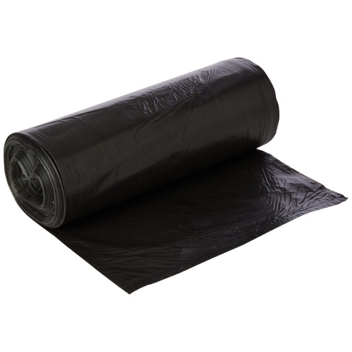 Polylina 20 Tie Top Refuse Sacks Bin Bags, Recycled Plastic, Black, 80 Litre 2