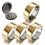 Seltureone 4 Pack TPU Ring Cover for Oura Ring 5 Only (Gold) 1