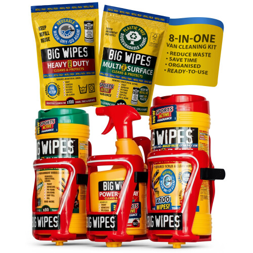 Big Wipes Van System All-in-1 Industrial Cleaning Kit
