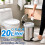 AOSULI 20L Bin Bags with Drawstring, White, 96 Count Pedal Bin Liners 2