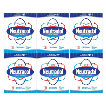 Neutradol Slow Release Gel, Air Freshener and Odour Eliminator, No Plug or Spray Needed, Original, Multipack of 6 x 135g