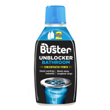 Buster Bathroom Drain Unblocker (Double Dose Bottle) 600ml