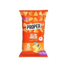 PROPER Chips All the Cheese Lentil Chips Multipack (Pack of 5)