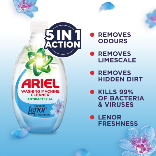 ARIEL Ariel Washing Machine Cleaner with Lenor Spring Awakening 250ml - 2x Uses 1