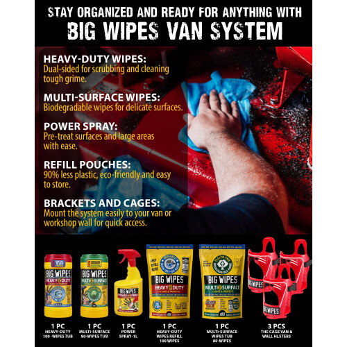 Big Wipes Van System All-in-1 Industrial Cleaning Kit 2