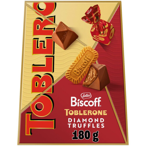Toblerone Toblerone Biscoff Chocolate Truffles, 180 g (1-Pack)