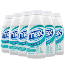 Max Traditional Citric Acid Descaler (Pack of 6 x450g)