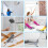 wlich 11 Pcs Feather Duster with Extension Pole, 15-84In Grey Cleaning Kit 5