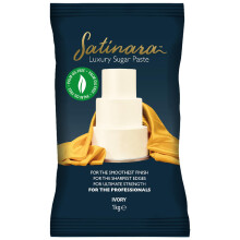 Satinara 1kg Ivory Sugar Paste, Fondant Icing