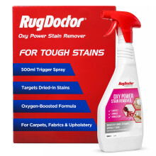 Rug Doctor Oxy Power Stain Remover, 500ml – Oxygen Boosted Stain Remover for Upholstery, Carpets, Mattresses, Car Interiors, and More – Trigger Sp