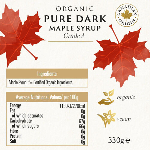 Biona Organic Maple Syrup, 330g 1