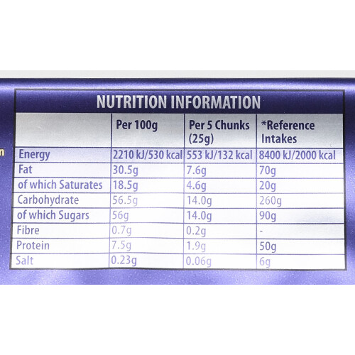 Cadbury Cadbury Dairy Milk Chocolate Bar, 200g 1