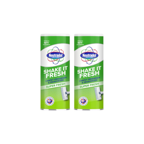 Neutradol Shake It Fresh Carpet Deodoriser, 2 x 350g