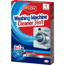 Colour Catcher Dylon Washing Machine Cleaner 1 Use, 5-in-1 Washing Machine Cleaner, Freshener and Limescale Remover for Cleaning Washing Machines, Si