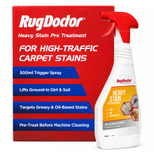 Rug Doctor Heavy Stain Pre-Treatment, 500ml | Breaks Down Ground in Dirt, Grease and Oil – Carpet Stain Remover for High Traffic Areas – Trigger S