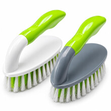 Scrubbing Brush Heavy Duty Scrub Brush With Ergonomic Handle & Stiff Bristles, Multipurpose Cleaning Brush For Bathroom Kitchen Tiles Floors & Sink,