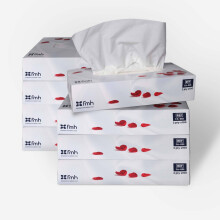 Farla Medical Healthcare Facial Tissues, Pack of 8 Tissue Boxes - 2-Ply, 100 Sheets Soft White Tissue Paper - Versatile for Home, Office, Schools & H