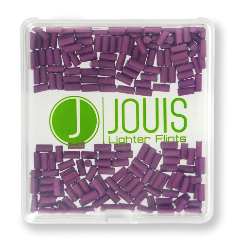 Jouis Lighter Flints - Universal Replacement Lighter Flints Compatible with most Lighters (100x, Pink)