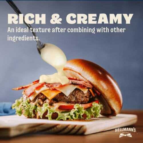 Hellmann's Real Squeezy Mayonnaise, 8 x 430 ml 2
