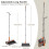 Mitclear Long Handled Dustpan and Brush Set, 55IN 3