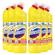 Domestos Thick Bleach Citrus Fresh Multi-Purpose Disinfectant Anti-Bacterial Surface Cleaner Gel Limescale Remover for Toilet, Bathroom and Kitchen,