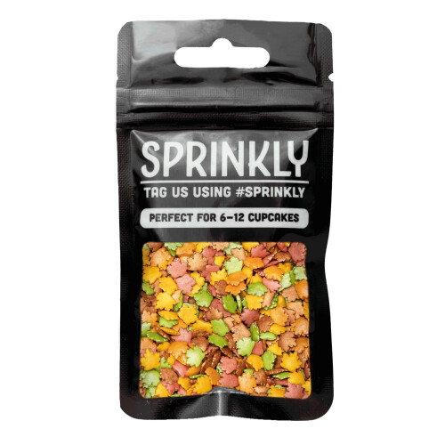 SPRINKLY - Sprinkle Shapes - Autumn Leaves - 25g