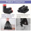 QILERR Black Bin Bags 35L - 40 Count Drawstring Kitchen Pedal Bin Liners 4