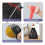 QILERR Black Bin Bags 35L - 40 Count Drawstring Kitchen Pedal Bin Liners 5