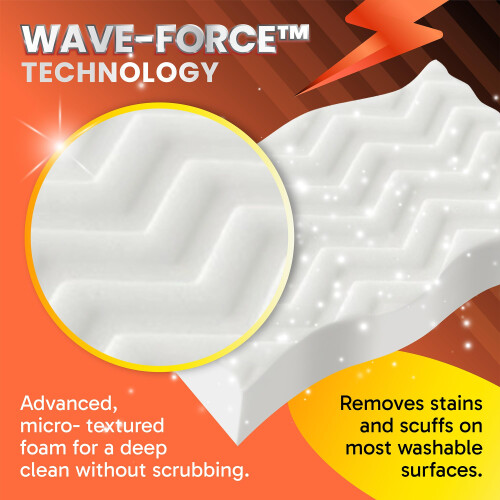 Tough Stain Eraser Sponges, 2 Pack Magic Cleaning Pads 1