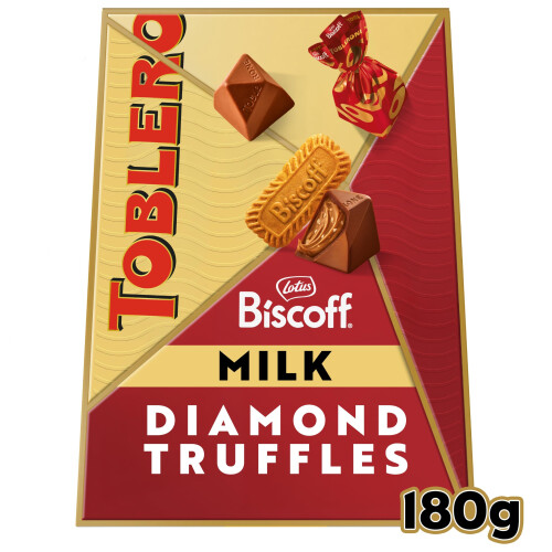 Toblerone Toblerone Biscoff Chocolate Truffles, 180 g (1-Pack) 1