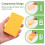 12 Pack Washing Up Sponges,Natural Cellulose,Non-Scratch 5