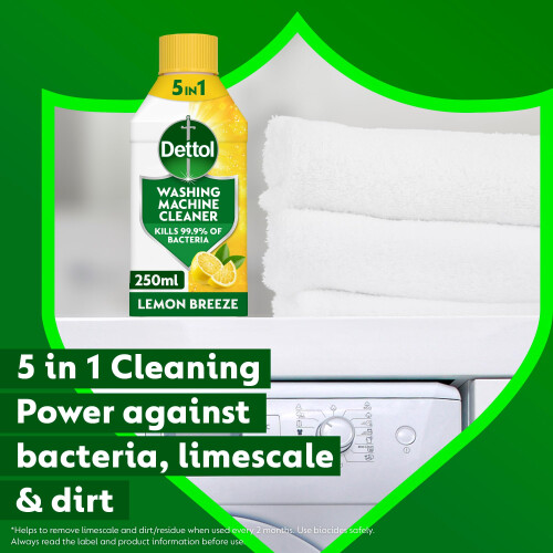 Dettol Dettol Washing Machine Cleaner, Lemon (3 x 250ml) 750ml 2