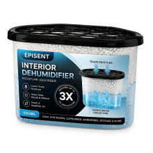 EPISENT Dehumidifier Disposable Pack of 20, Moisture Absorber for Damp