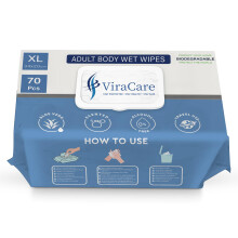 210 x Wet Wipes for Adults, X-Large, 34x20cm