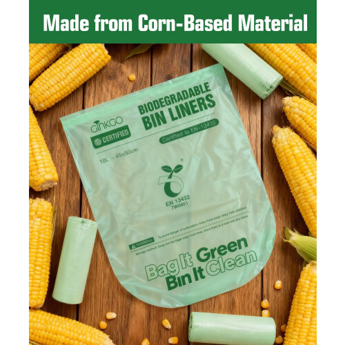 Ginkgo 100 Pack Compostable Food Waste Bags 1