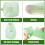 Dntorx 100 Pack 50 Litre Bin Bags, Heavy Duty Bin Liners, 5 Rolls 4